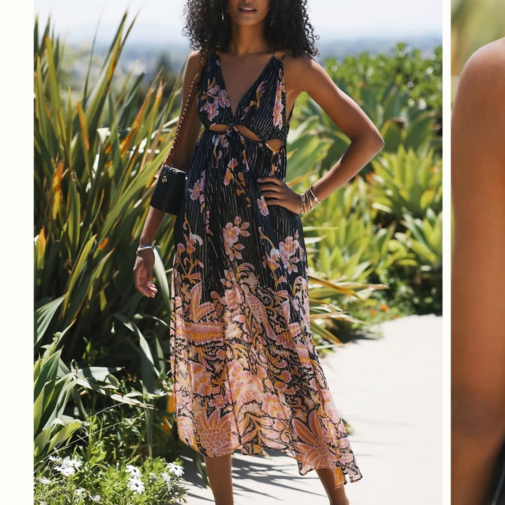 Anthropology cut out dress